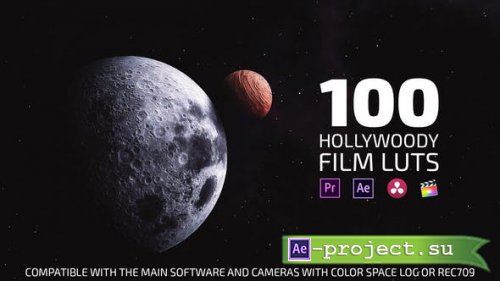 Videohive - 100 LUTs from Hollywood Films - 28672249 - Premiere Pro Templates
