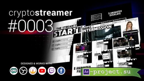 Videohive - CryptoStreamer #0003 - 31450569 - Project for After Effects