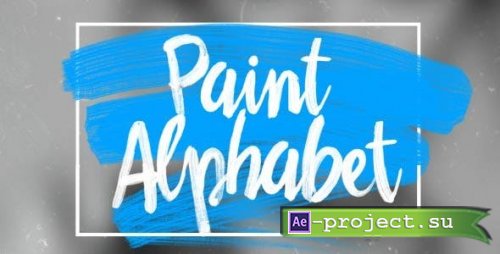 Videohive - Oil Paint Alphabet - 12021847 - Project for After Effects