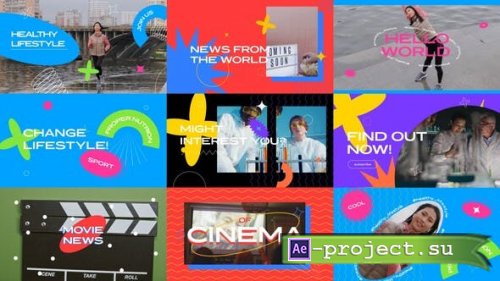 Videohive - Typography YouTube Intro 3 in 1 - 31446253 - Project for After Effects