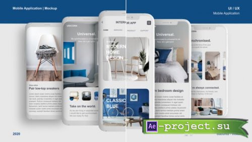 Videohive - Mobile Application | Mockup - 25384736 - Project for After Effects