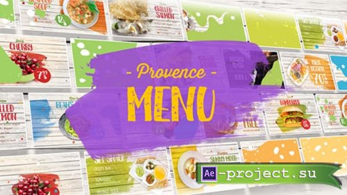 Videohive - Provence Menu - 21466284 - Project for After Effects