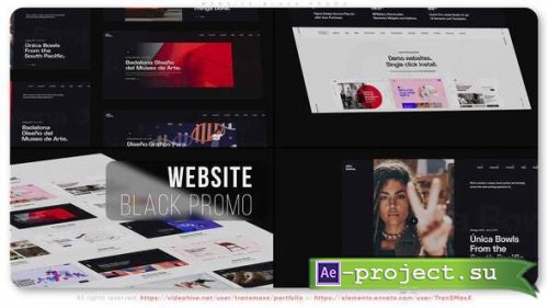 Videohive - Website Black Promo - 31478747 - Project for After Effects