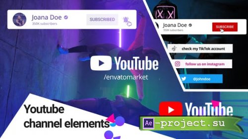Videohive - Youtube Channel Elements - 31479141 - Project for After Effects