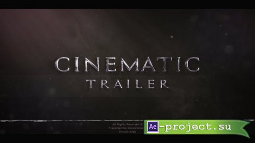 Videohive - Blockbuster Trailer Titles - 23570778 - Project for After Effects
