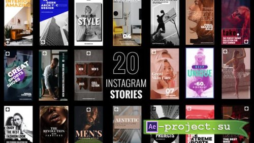 Videohive - 20 Instagram Stories B25 - 31420156 - Project for After Effects