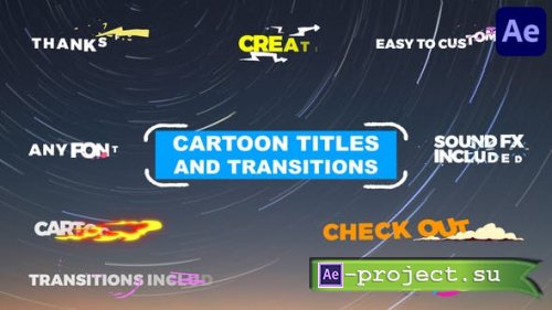 Videohive - Cartoon Titles And Transitions | After Effects - 31495455 - Project for After Effects