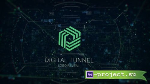 Videohive - Digital Tunnel Logo - 31520428 - Project for After Effects