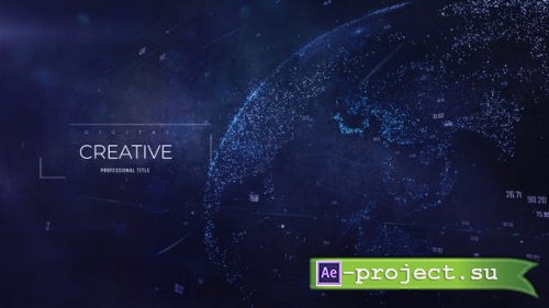 Videohive - Digital Earth l Network Titles - 25207019 - Project for After Effects