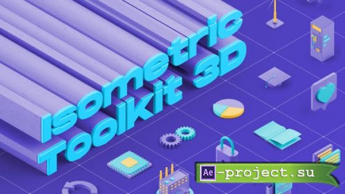 Videohive - Isometric Toolkit 3D - 29737190 - Project for After Effects