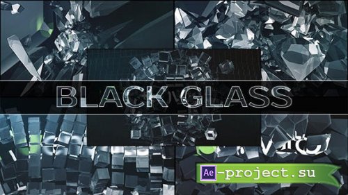 Videohive - Black Glass Logo (5-pack) - 11215145 - Project for After Effects