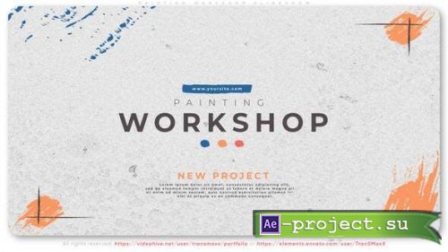 Videohive - Painting Workshop Slideshow - 31549411 - Project for After Effects