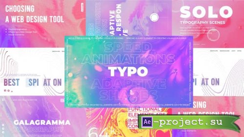 Videohive - Galagramma typography pack - 31545495 - Project for After Effects