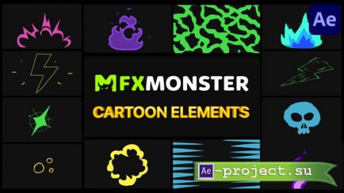 Videohive - Cartoon And Scribble Elements | After Effects - 31583856 - Project & Script for After Effects