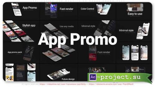 Videohive - Application and Website on Phone Promo Pack - 31549980 - Project for After Effects