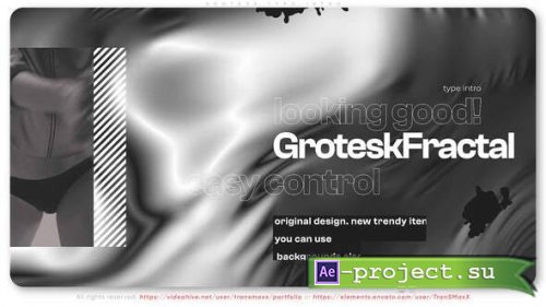 Videohive - Grotesk Typo Intro - 31622658 - Project for After Effects