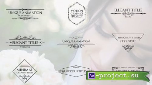 Videohive - Elegant Titles V2 - 31625584 - Project for After Effects