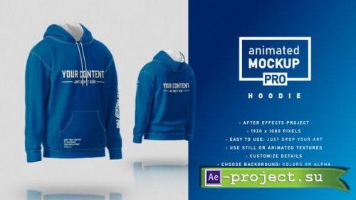 Videohive - Hoodie Mockup Template - Animated Mockup PRO - 31573152 - Project for After Effects