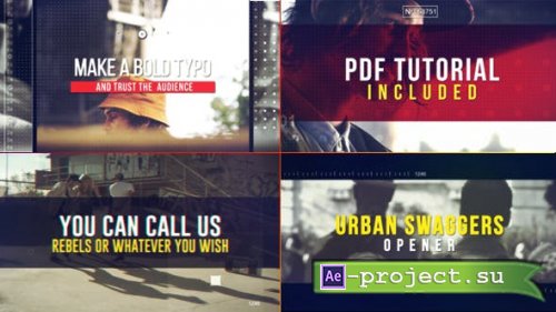 Videohive - Urban Swaggers Opener - 21017412 - Project for After Effects