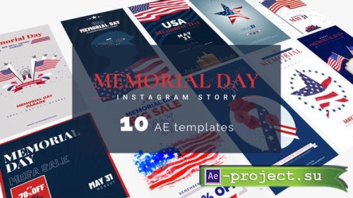 Videohive - Memorial Day & 4th Of July Instagram Stories - 31660666 - Project for After Effects