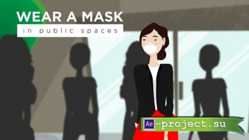 Videohive - Covid-19 Mask In Public - 31064763 - Project for After Effects