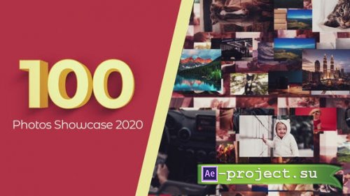 Videohive - 100 Photos Showcase Intro - 29886638 - Project for After Effects