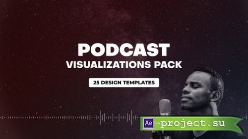 Videohive - Podcast Audio Visualization Pack - 31013297 - Project for After Effects