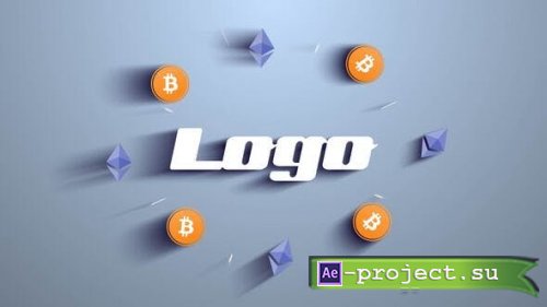 Videohive - Bitcoin Crypto Mining Logo - 31688850 - Project for After Effects