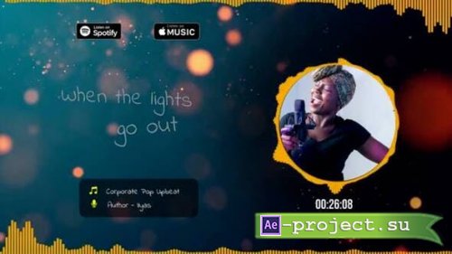 Videohive - Music Players With Lyrics Titles - 31680874 - Project for After Effects