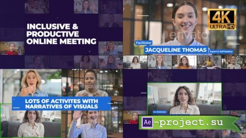 Videohive - Online Meeting Group Video Conference - Zoom Event Promo - 31684763