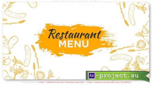 Videohive - Restaurant Video Menu - 31676728 - Project for After Effects