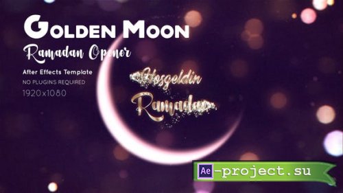 Videohive - Ramadan Golden Moon - 31674822 - Project for After Effects