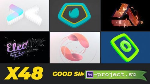 Videohive - Good Simple Logos Pack - 25367101 - Project for After Effects