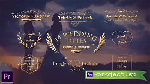 Videohive - Wedding Titles - 23793642  - Premiere Pro Templates