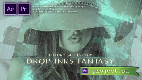 Videohive - Drop Inks Fantasy Luxury Slideshow - 31368948 - Premiere Pro & After Effects Project