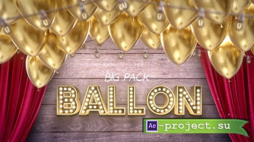 Videohive - Big Ballon Pack - 31652238 - Project for After Effects