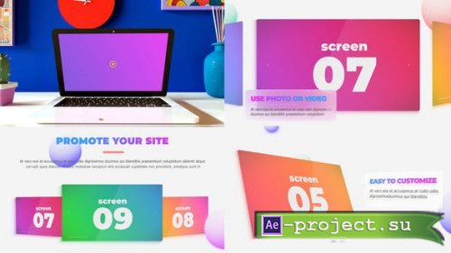 Videohive - Colorful Web Promo - 31713326 - Project for After Effects