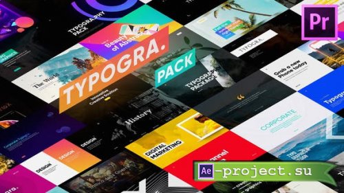 Videohive - Typography Pack for Premiere Pro - 31602672 - Premiere Pro Templates