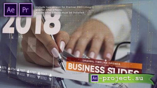 Videohive - Business Timeline Slides - 31659298 - Premiere Pro & After Effects Project