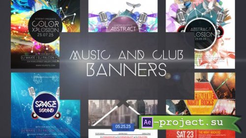 Videohive - Music & Club Event Banner Ad - 31733631 - Project for After Effects