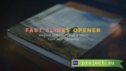 Videohive - Fast Slides Logo Reveal - 21252781 - Project for After Effects
