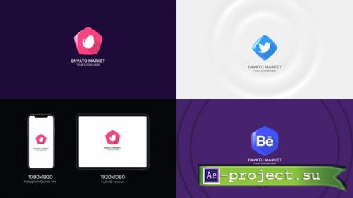 Videohive - Flat Logo Reveal Pack - 31619670 - Project for After Effects