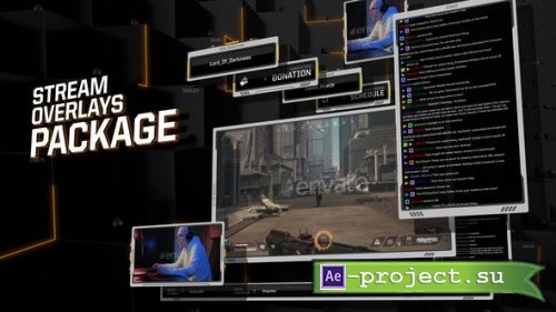 Videohive - Stream Overlays Package - 30486301 - Project for After Effects