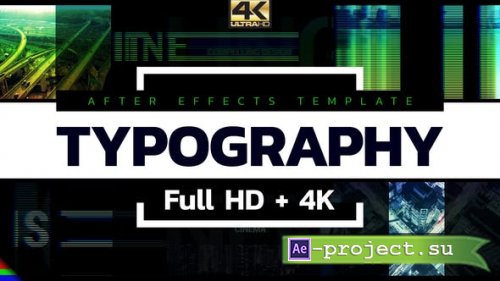 Videohive - Typography - 19498450 - Project for After Effects