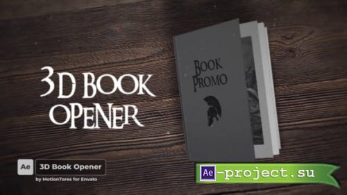 Videohive - 3D Book Opener - 29485297 - Project for After Effects