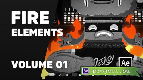 Videohive - Fire Elements Volume 01 [Ae] - 31041232 - Project for After Effects