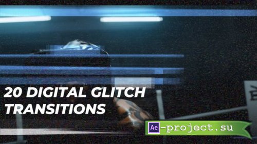 Videohive - Digital Glitch Transitions - 31802776 - Project for After Effects