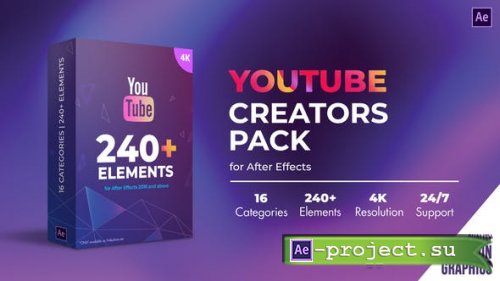 Videohive - Youtube Creators Pack - 31232789 - Project for After Effects