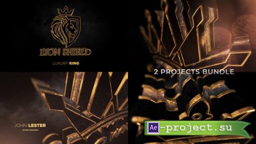 Videohive - Gold Black Luxury And Epic Logo Reveal - 31236797 - Project for After Effects