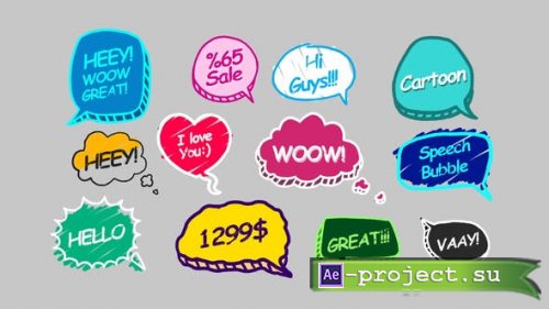 Videohive - Speech Bubbles - 31810605 - Project for After Effects